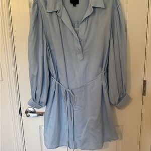 Alex Marie Blue Long Sleeve Dress